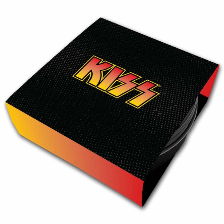 Niue: KISS 50th Anniversary kolorowany 1 uncja Srebra 2023 Proof