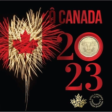 Zestaw Canada: O Canada 5 monet 2023