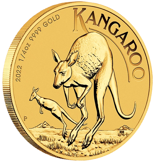 Australijski Kangur 1/4 uncji Złota 2022