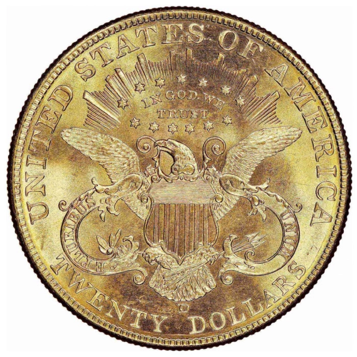 Liberty Head $20 Złoto 1907