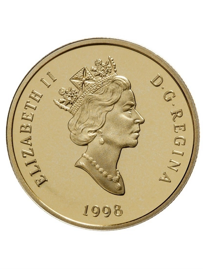 75th Anniversary, The Nobel Prize for the Discovery of Insulin 1/4 uncji Złota 1998 Proof