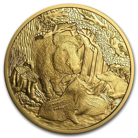 Wildlife in our Sights: Dzik 100 Euro 2014 Proof