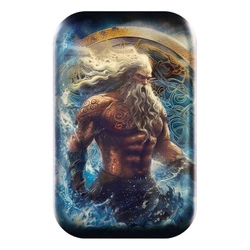 Sztabka Germania Mint: Gods - Njörðr kolorowany 2 uncje Srebra 2025 Antique Finish