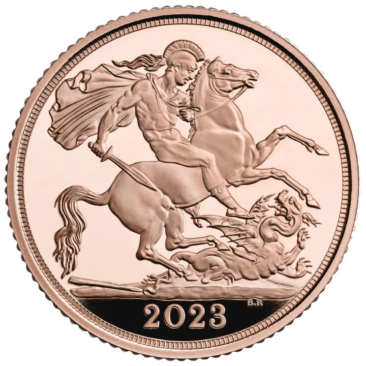 Wielka Brytania: The Coronation of His Majesty King Charles Sovereign Zestaw 5 monet 2023 Proof