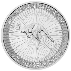 Australijski Kangur 1 uncja Srebra 2022