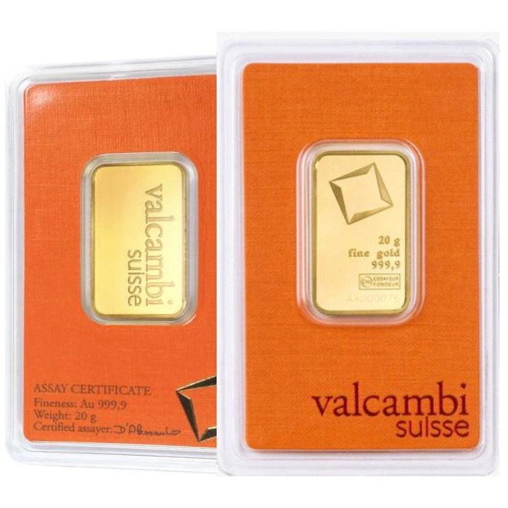 Sztabka Valcambi 20 gramów Złota