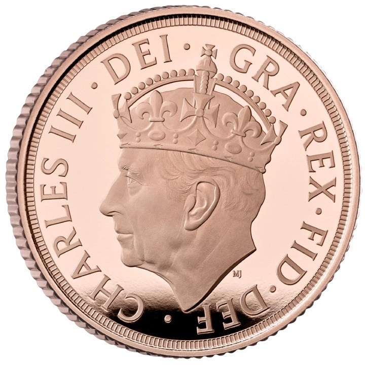 Wielka Brytania: The Coronation of His Majesty King Charles Sovereign Zestaw 5 monet 2023 Proof