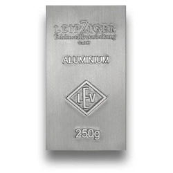 250 gramów Sztabka Aluminium