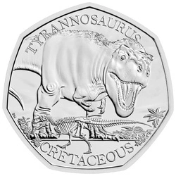 Dinosaurs: Iconic Specimens - Tyrannosaurus Rex 50p Miedzionikiel 2024