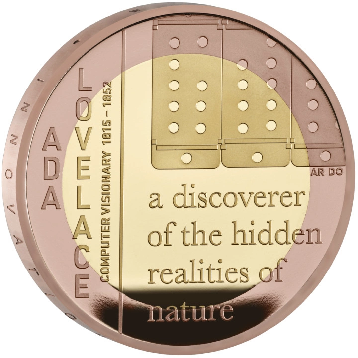 Ada Lovelace £2 Złoto 2023 Proof
