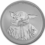 Niue: Star Wars - Grogu "Baby Yoda" 1 uncja Srebra 2023