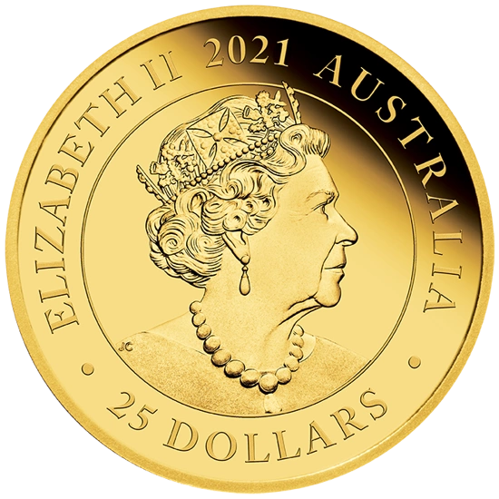 Australijski Suweren 25 AUD 2021 Proof