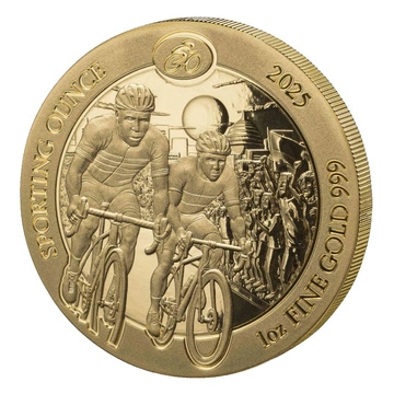 Rwanda: Sporting Ounce - Cycling 1 uncja Złota 2025