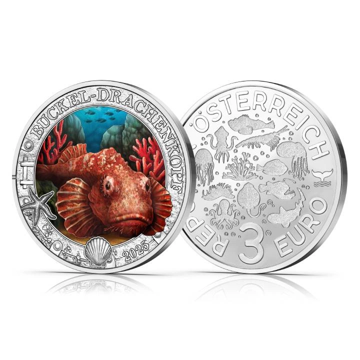 Devil Scorpionfish 3 Euro Miedzionikiel 2025