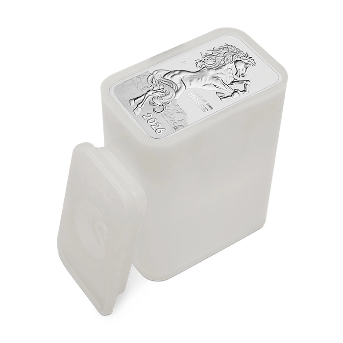 Sztabko-moneta Perth Mint: Lunar III - Rok Konia 1 uncja Srebra 2026