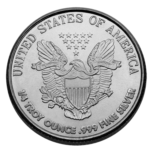Amerykański Orzeł 1/4 uncji Srebra Round