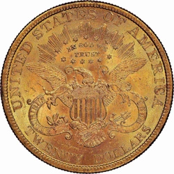 Liberty Head $20 Złoto 1895