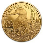 Wildlife in our Sights: Kaczka krzyżówka 100 Euro 2018 Proof