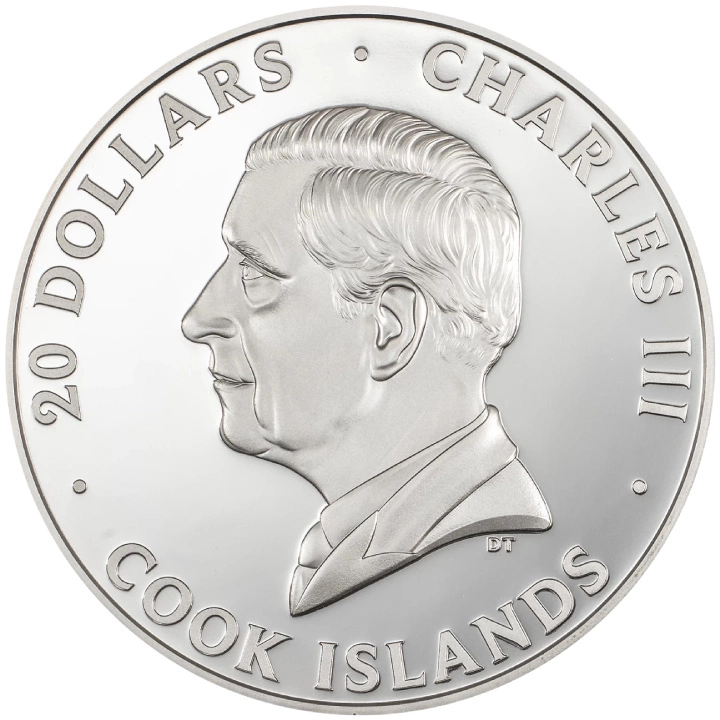 Cook Islands: Silver Burst - Bald Eagle 3 uncje Srebra 2024 Proof