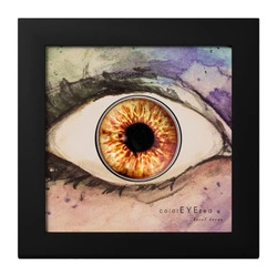 Palau: Coloreyezed – Hazel Brown kolorowany 1 uncja Srebra 2023 Proof