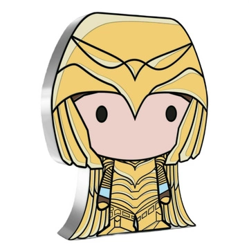 Niue: DC Comics - Wonder Woman '84 Chibi Coin kolorowany 1 uncja Srebra 2021 Proof
