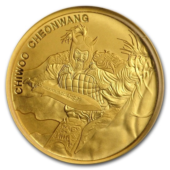 Chiwoo Cheonwang 1/10 uncji Złota 2018 (Niebieski)