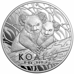 RAM: Koala 1 uncja Srebra 2025 Proof High Relief 