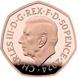  Star Wars: Han Solo and Chewbacca 50p Złoto 2023 Proof 