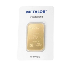Sztabka Metalor 1 uncja Złota LBMA GD Refiner