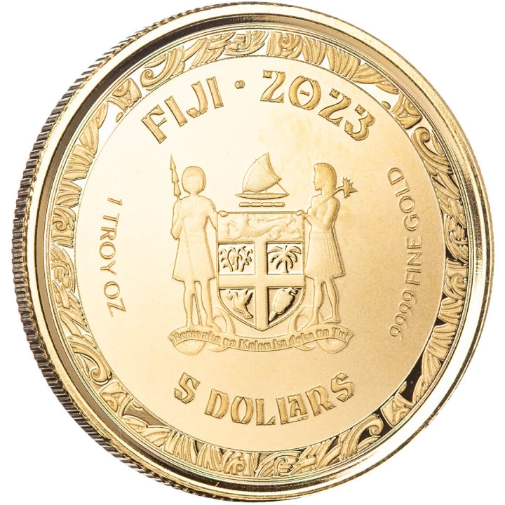 Fiji: Koi Fish 1 uncja Złota 2023 Proof