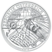 Dosięgnąć Nieba: Pierwszy lot 20 Euro 2019 Proof