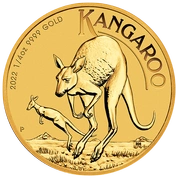 Australijski Kangur 1/4 uncji Złota 2022