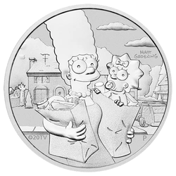Tuvalu: The Simpson - Marge and Maggie 1 uncja Srebra 2021