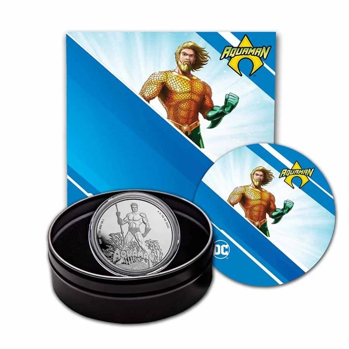 Samoa: DC Comics - Aquaman 1 uncja Srebra 2023 Proof