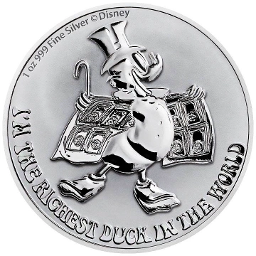 Niue: Disney - Scrooge McDuck 1 uncja Srebra 2022