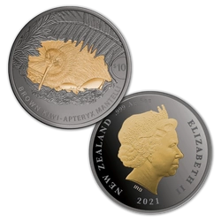 Kiwi 5 uncji Srebra 2021 Proof