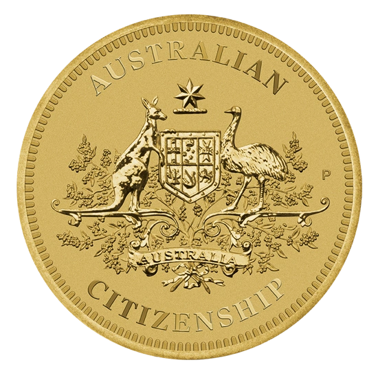 Australijskie Obywatelstwo 13,5 grama Brązu Aluminiowego 2021