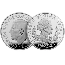 Her Majesty Queen Elizabeth II £2 1 uncja Srebra 2022 Proof 