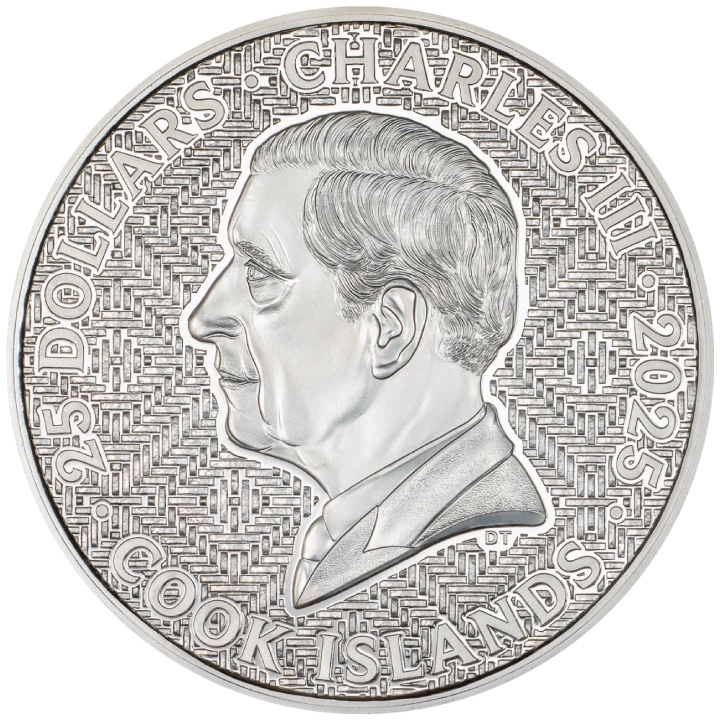 Cook Islands: Samurai 5 uncji Srebra 2025 Proof Ultra High Relief