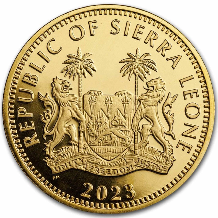 Sierra Leone: Egyptian Gods - Ra 1 uncja Złota 2023