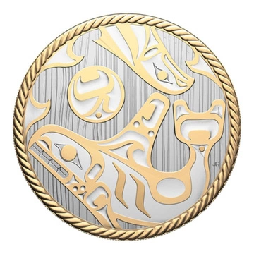 Canada: The Ancestor pozłacany 2 uncje Srebra 2025 Reverse Proof
