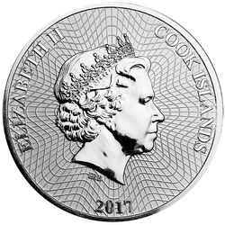 Cook Islands HMS Bounty 1 uncja Srebra 2017