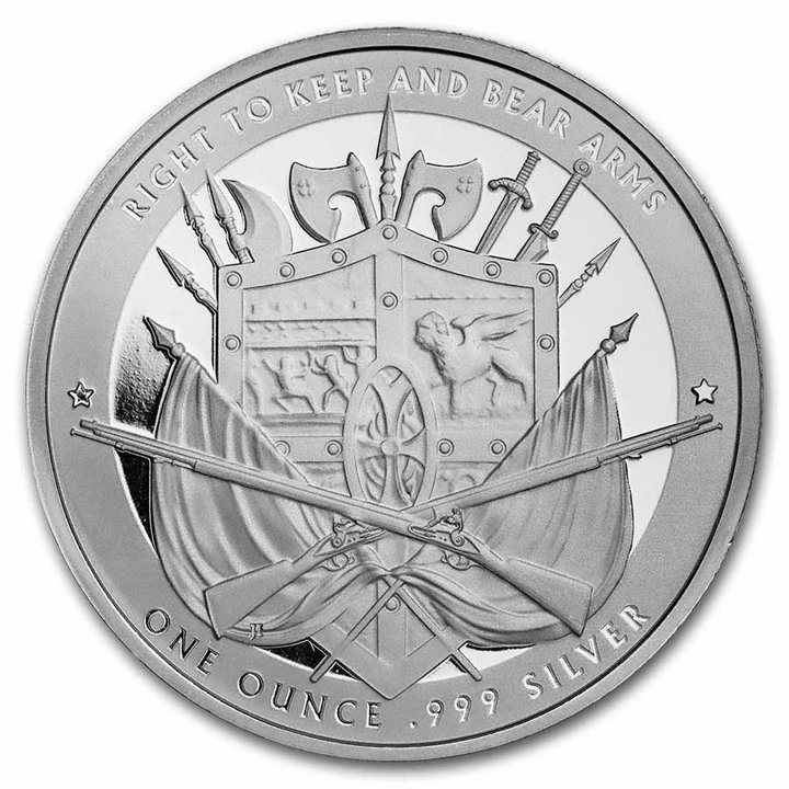 Founders of Liberty: Cicero - Keep & Bear Arms 1 uncja Srebra Slab