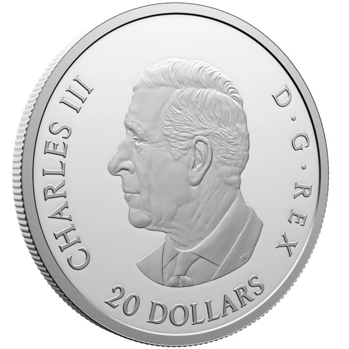 Canada: RCMP Musical Ride kolorowany $20 Srebro 2025 Proof