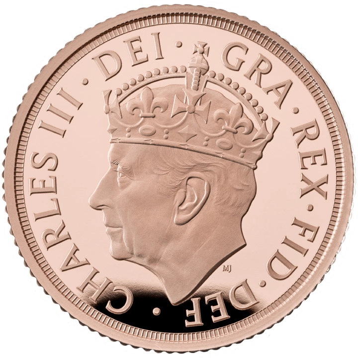 Wielka Brytania: The Coronation of His Majesty King Charles Sovereign Zestaw 3 monet 2023 Proof