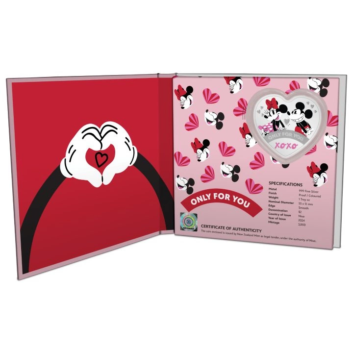 Niue: Disney - Only For You kolorowany 1 uncja Srebra 2024 Proof