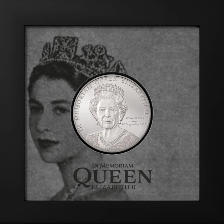 Cook Islands: In Memoriam Queen Elizabeth II 1 uncja Srebra 2022 Proof