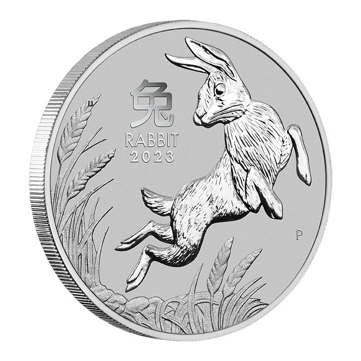 Perth Mint: Lunar III - Rok Królika 1 uncja Platyny 2023