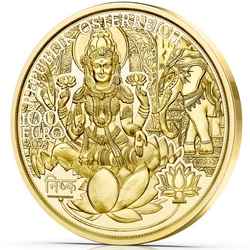 The Gold of India 100 Euro Złoto 2023 Proof