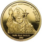 Jan Paweł II 1/25 uncji Złota 2003 Proof
